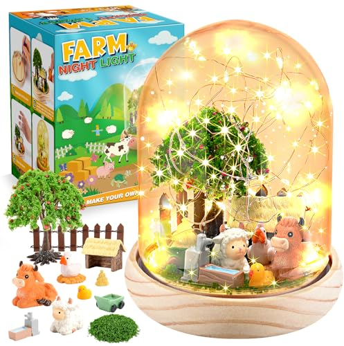 Dislocati Activité Manuelle Enfant 4-10 Ans,Cadeau Fille 4 5 6 7-10 Ans Jouets de Ferme Bricolage Cadeaux pour 4-10 Ans Filles Enfants Jouet Fille 4 5 6 7 8 Ans Cadeau Noel Enfant
