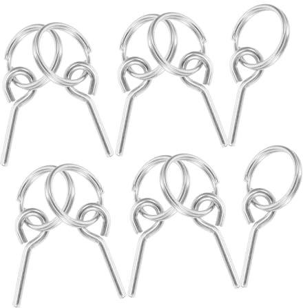 Housoutil 10 Stück Zeltzubehör Metallseilring Mit Stift Outdoor Verbindungsstift Zeltbefestigung Verbindungsstifte Multifunktions Seilring Mit Stift Seilverbindungsstift Zeltschnur