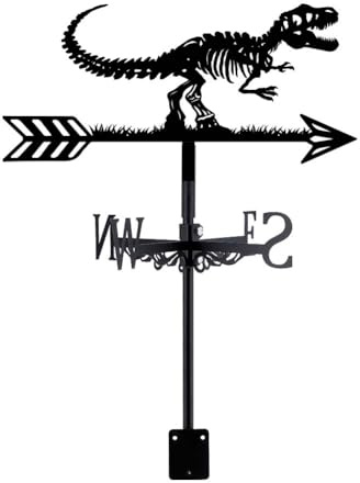 SUPERDANT Dinosaur Fossils Weathervane Dinosaur Weather Vane Garden Decor
