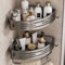 ONXE Corner Shower Caddy Suction Cup,Shower Shelves with Towel Rack Hooks,No Drilling Powerful Suction Bathroom Organizers and Storage,Removable Waterproof Rustproof Bath Storage Decor (2 Pack)