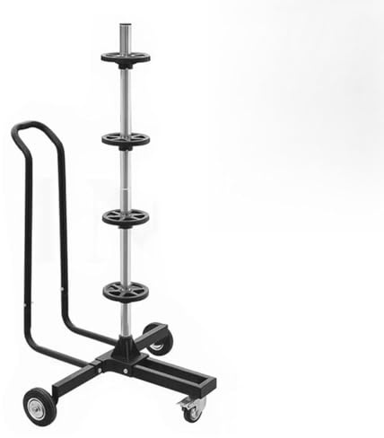 Felgenbaum fahrbar mit Griff kompatibel mit Autoreifen FB12 Reifen Ständer schwarz