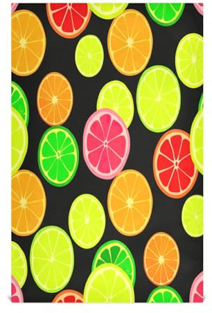 GAIREG Gli agrumi variopinti affettano gli stracci del piatto della cucina, asciugamani svegli assorbenti della cucina 28x18