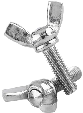 Fafeicy M5 Vingskruvar, 304 Fästelement i Rostfritt Stål med Lättgreppsdesign för Reparationer Av Maskiner och Apparater (M5*20mm)