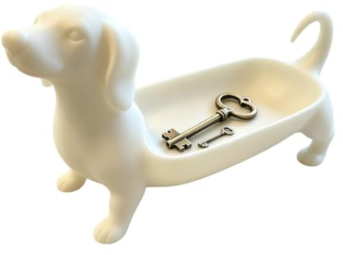 wiroouia Bandeja Para Joyas Lindo De Mesa Dachshund Impreso En 3D