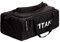 T1TAN Torwarttasche Mit 3-in-1 Facheinteilung - Torwart Sporttasche mit Rucksackfunktion - Damen & Herren - 40 L - In Der Farbe Schwarz Und Mit Tragegurt
