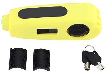 Motorcycle Brake Lock with Alarm, High Security Throttle Lock for Motorbike & Moped, Anti-Theft Grip Lock for Motorcycle Handlebar Brake Lever