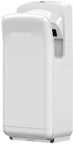 Secador de manos, Secador de manos for baño con filtro HEPA, secador de manos automático vertical premium de alta velocidad for ubicaciones comerciales y domésticas,Poder como un elefante(Bianco)