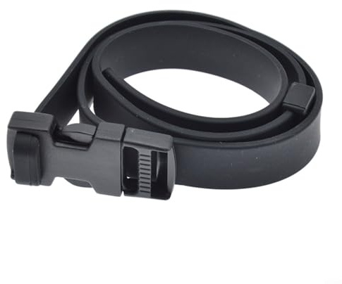 CWOQOCW Scuba Diving Rubber Knifes Straps,dive knifes with Buckle, Adjustable Leggings Band for Snorkeling Gear, Elastic Underwater Equipment, Black
