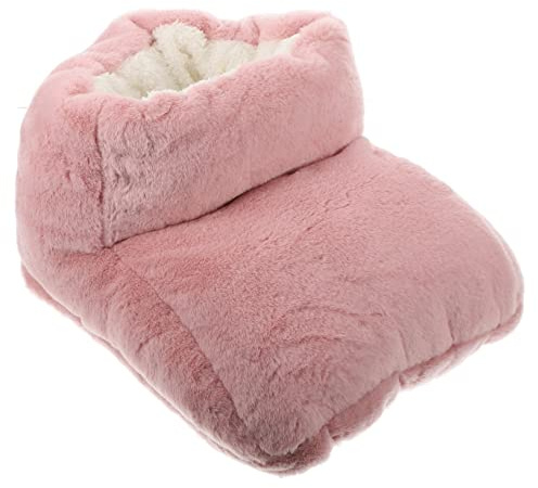 Happyyami USB Electric Foot Warmer Practical Heated Shoes for Winter Home Use Soft Material Fast Heating for Cold Feet Suitable for Men and Women