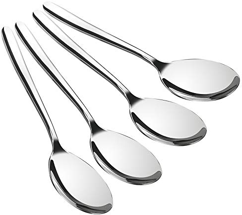 Yarebest 4 Pieces Serving Spoons Large, Stainless Steel Spoon for Serving, Buffet Serving Spoons