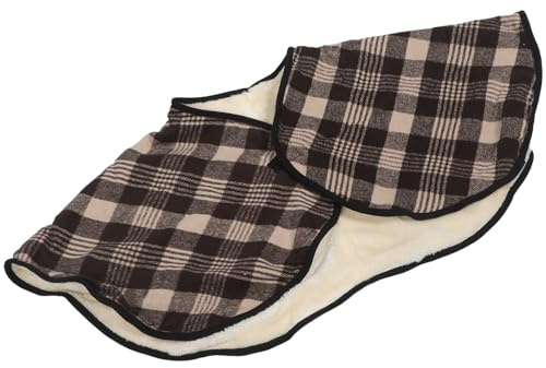 Homoyoyo Manta Cálida para Silla de Ruedas Chal de Abrigo para Adultos Mayores Manta Térmica Portátil para Uso Interiores para Silla de Ruedas Manual o Eléctrica