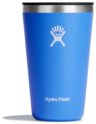 Hydro Flask - All Around Tumbler 473 ml (16 oz) with Closable Spill Proof Press-In Lid - Stainless Steel Double Wall Vacuum Insulated - Cascade