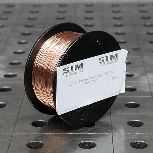 STM Der Meisterladen MIG MAG Stahl Schweißdraht Ø 0,8mm SG2 CO2 G3Si1 D100 1Kg…