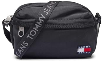 Tommy Jeans Damen Crossbody Bag Tasche Daily Crossover Breiter Tragegurt, Schwarz (Black), Einheitsgröße