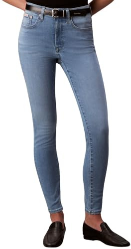 Calvin Klein Damen Jeans Hose Skinny Light Cape Mid Rise, Blau (Light Cape), 25W/32L