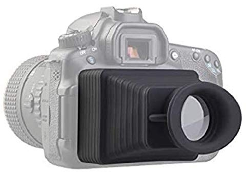 LENSGO Camera Viewfinder, Professional 3.2'' LCD Magnifier Viewfinder 3.2X Camera Screen Sunshade Hood for Canon Sony Nikon Olympus Panasonic and More DSLR/SLR Camera