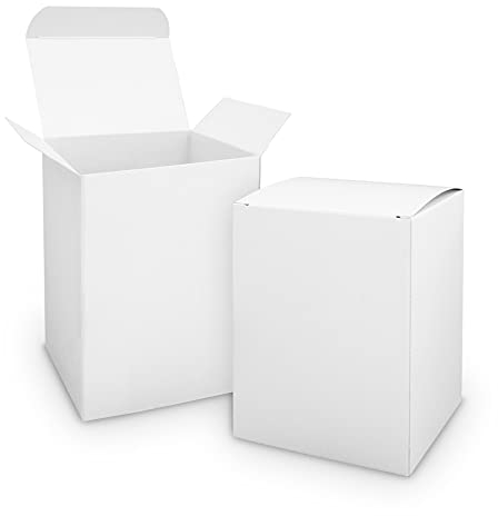 1x itenga Faltschachtel aus Karton 9x8x12cm weiß Gastgeschenk Geschenkschachtel Geschenkbox