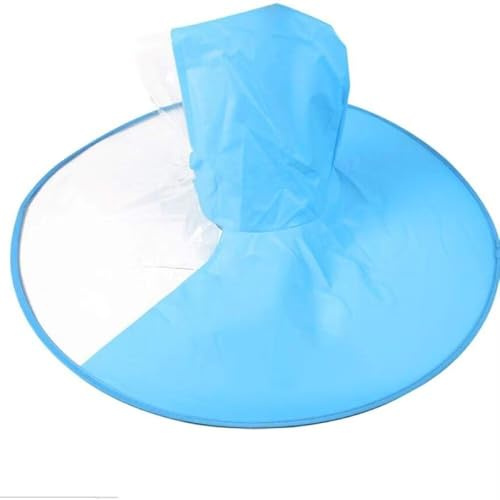 SENIURIS Manteau de pluie pliable en forme de canard pour enfants, cape parapluie en forme d'OVNI.