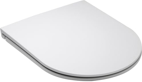 Grünblatt WC-Sitz 515236 passend für Duravit Toiletten mit Absenkautomatik, Abnehmbar, Duroplast, Weiß