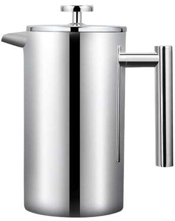 Caffettiera - Pulizia Facile, Caffettiera Con Filtro Portatile, Caffettera Manuale, Apparecchio Per Caffè Leggero Con Di Pressione Regolare | Per Filtro Per Infusione A Freddo, I Cattura Delle Partice