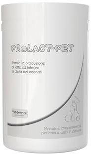 Prolact-Pet | 250 grammi | Integratore per gatti in polvere | Supporto Indispensabile per la Fattrice durante la Gravidanza, Aumenta la Produzione di Latte, Integra il Latte per i Gattini