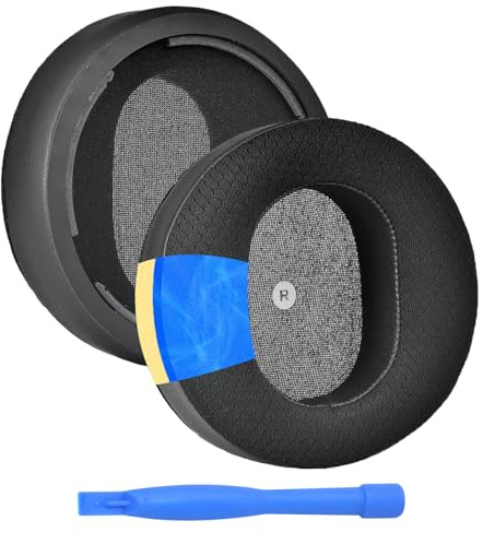 Ersatz Ohrpolster für Audeze Maxwell Kopfhörer von MMOBIEL - Kühlgel Kopfhörer Ohrpolster - Ersatzpolster – Schwarz