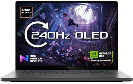 ASUS ROG Zephyrus G16 GA605KM 16.0 2.5K 240Hz OLED Gaming Laptop (AMD Ryzen AI 7 350, NVIDIA GeForce RTX 5060, 32GB RAM, 1TB PCIe, RGB Backlit Keyboard, 3 Month Xbox Gamepass, Windows 11)