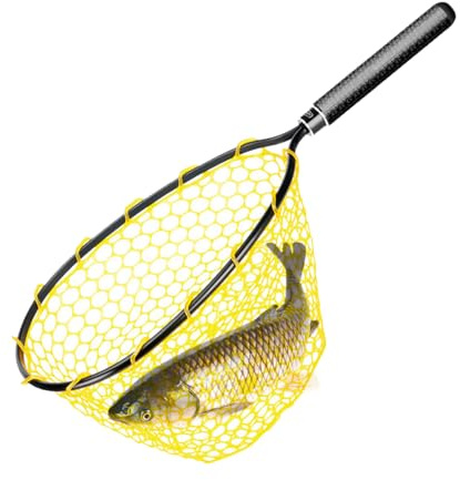 Fishing Net Fine Mesh Handle Catch Release