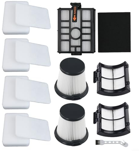 UTTASU Set di filtri HEPA e schiuma riutilizzabili progettato per aspirapolvere cordless Shark IW3612EU IW3612EUT IW3612AMZEU Compatibilità confermata