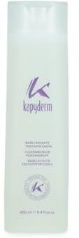 KAPYDERM Champú Anticaspa 250ml elimina la descamación y calma el cuero cabelludo ideal para caspa seca o grasa con limpieza profunda regula la grasa fortalece el cabello de hombre y mujer