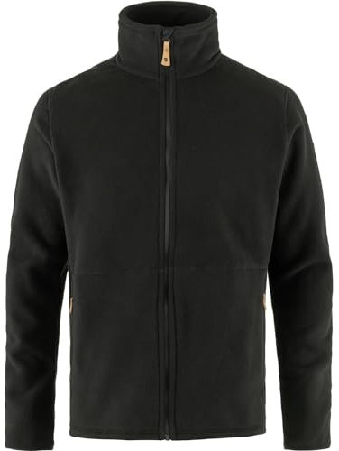Fjällräven Herren Sten Fleece Jacke, Black, L