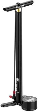LEZYNE CNC Digital Drive 3.5 - Bomba de pie para bicicleta con medidor digital, aluminio mecanizado CNC, alta presión, 220 PSI, bomba de aire para bicicleta de carretera, ABS 1 Pro Chuck para válvula