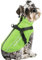 PcEoTllar Hundemantel Wasserdicht für Kleine Hunde, Hundjacke mit Geschirr für Winter, Reflektierend Hundemantel, Warm Hunde Wintermantel, Skifahren Kostüm Baumwolle Hundepullover, Grün-XXL