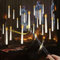 Hengrongshen Floating Candles, 20 Stück 16,8 cm Flackernde Schwebende Kerzen mit Har-ry Potter Zauberstab Fernbedienung, Har-ry Potter Kerzen & Zauberstab Fernbedienung für Halloween Dekoration