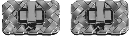 QUARKZMAN 2Pcs Cierre Giratorio De Bloqueo 1.38 x 0.79 Negro