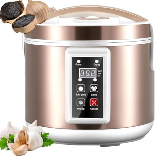 OZPPM Fermentador De Ajo Negro, Olla Inteligente Multifuncional, Máquina Automática For Preparar Yogur, Natto Y Arroz Dulce, con Estante De Acero Inoxidable.(5l)