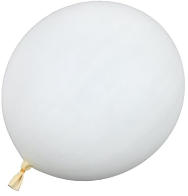 Toyvian Palloncino e Facile Tracciamento Meteorologico in Lattice Bianco da 72 Pollici 100g con Lunga Durata per Fotografia Aerea e Feste di Compleanno
