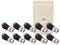 10x terminale morsetto BNC maschio - Adattatore - 2 entrate senza saldatura - Connettore Video s-Video - Adaptout marca francese