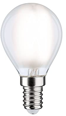 Paulmann 28918 LED Lampe Tropfen Filament E14 230V 806lm 6,5W 4000K Matt Lampen Glas Leuchtmittel