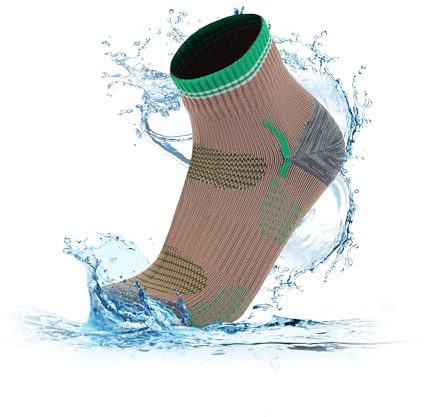RANDY SUN Chaussettes en Hautes Imperméables pour Femmes Hommes Etanche Respirant Résistant au Froid,Sports de Plein air Nautiques vélo Randonnée Aviron Moto Chasse pêche ski,1 Paire