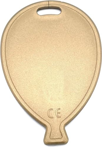 Balloon Shaped Plastic Balloons Weights pack of 10 (Gold)