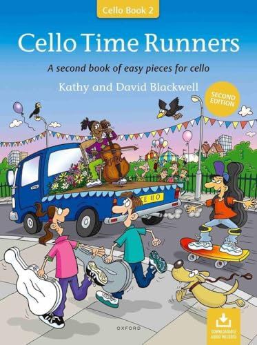 Cello time runners a second book of easy pieces for cello - 2 eme edition + enregistrements en ligne