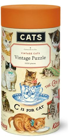 Cavallini & Co. Puzzle Vintage Katzen – 1000 Teile (PZL/VINCAT)