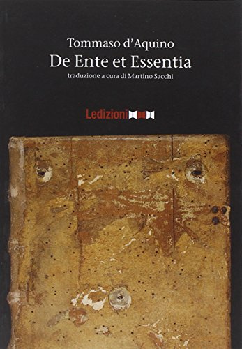 De ente et essentia. Testo latino a fronte