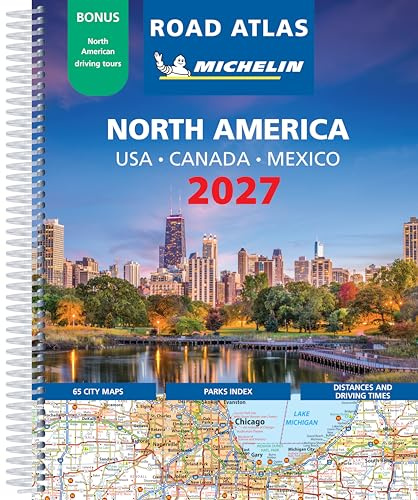 USA - Canada - Mexico 2027 Road Atlas (A4-Spiral)