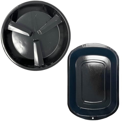 Grill Parts For Less Smoker Flame Disk Bowl and Water Pan Combo Kit for Masterbuilt Smokers