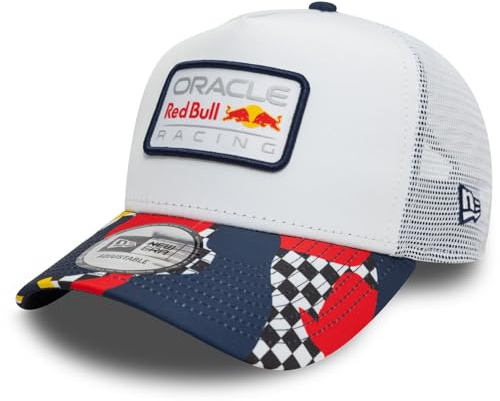 New Era A-Frame Trucker Cap - Abstract Red Bull Racing