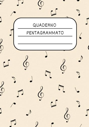 Quaderno Pentagrammato A4 di Musica: 110 Pagine Numerate con 12 Righi per Composizioni. Indice Iniziale per Organizzare le Tue Creazioni Musicali