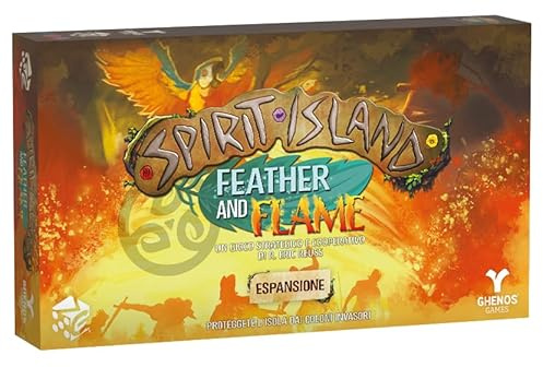 Spirit Island: Feather and Flame - Kooperatives Brettspiel für Erwachsene und Jugendliche ab 14 Jahren - 1-4 Spieler - 90 Minuten - italienische Ausgabe (Erweiterung)