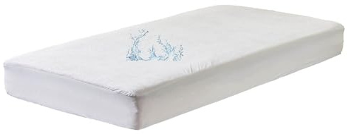 Waterproof RV Bunk Mattress Protector for 30 x 75 Narrow Twin Bed or Camper Mattress Soft Quiet Bamboo Viscose Terry Fitted Cot Size Matress Cover